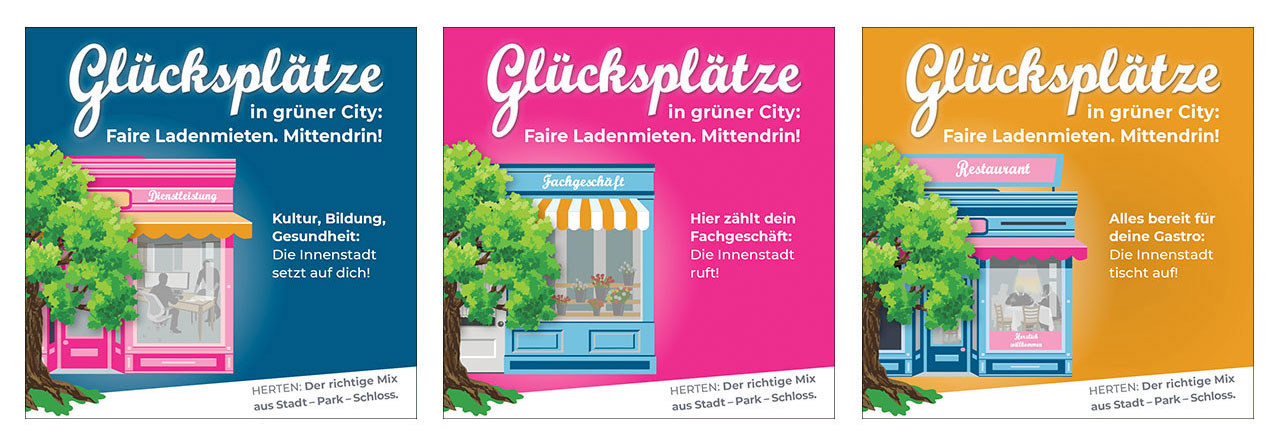 Imagekampagne der Innenstadt Herten
