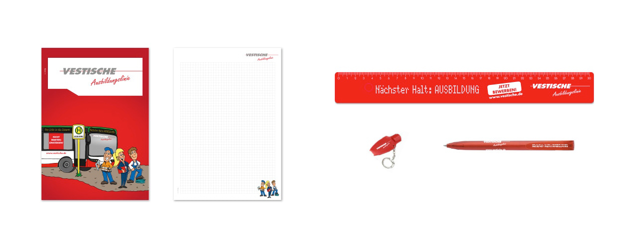 Schreibblock: Marketing, Ausbildung, Werbemittel